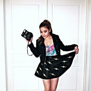 Forever 21 Lightning Bolt Skater Dress